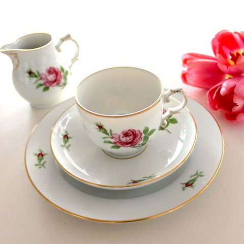 "Rose" Coffee Set for 4 people