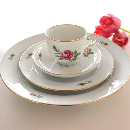 "Rose" Dinner Set for 4 people