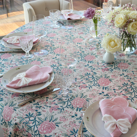 La Vie en Rose Tablecloth