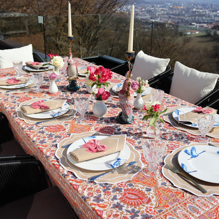 "Happy Cranes" Dinner Set for 4 people