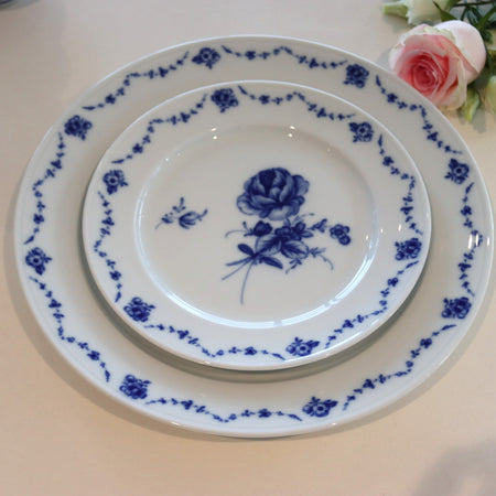 "Blue Flower" Dinner Set for 4 people