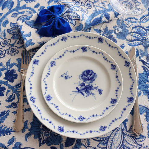 "Blue Flower" Dinner Set for 4 people