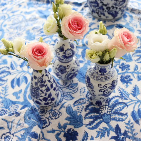 "All Blue" vases set