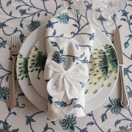 "Peacock" Dinner Set for 4 people